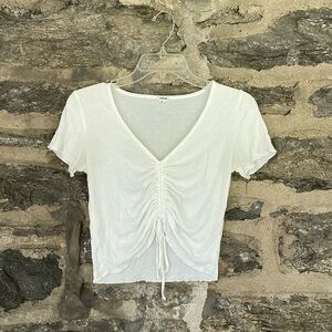 Garage Front tie Tee